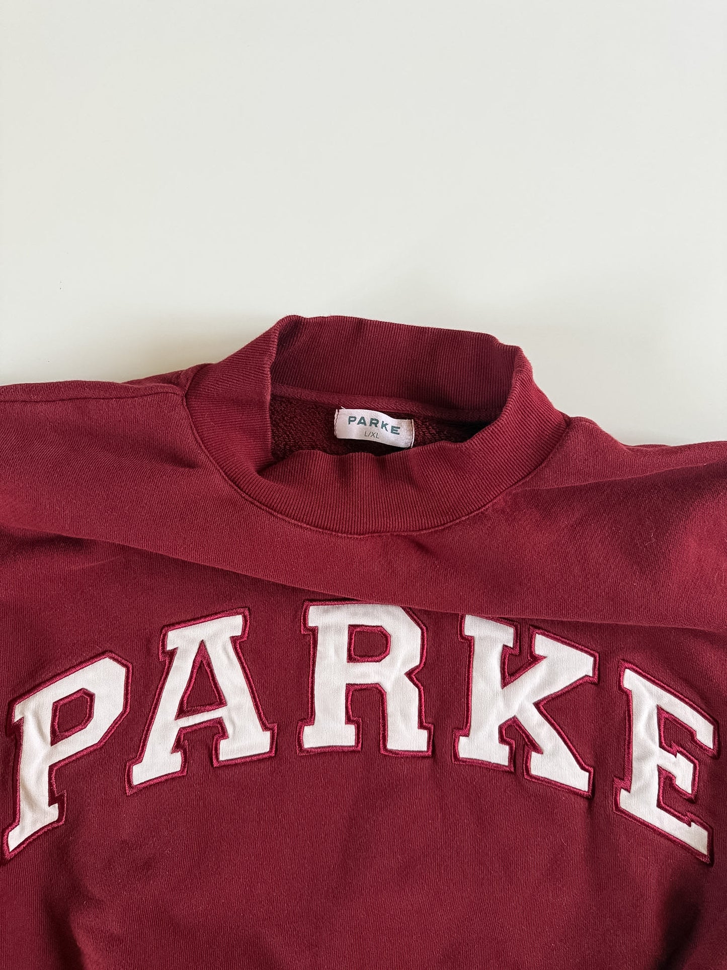 L/XL RARE PARKE Back To School Mockneck