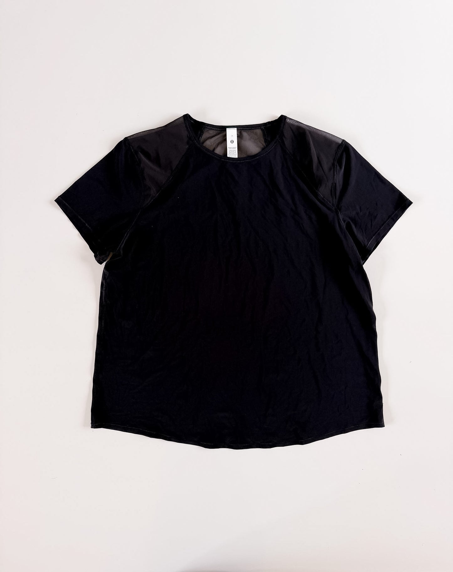 Size 14 Black Sculpt Short Sleeve