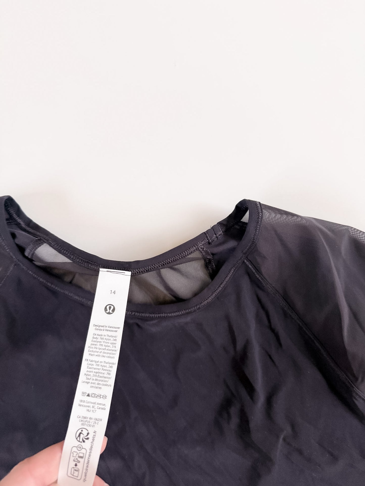 Size 14 Black Sculpt Short Sleeve