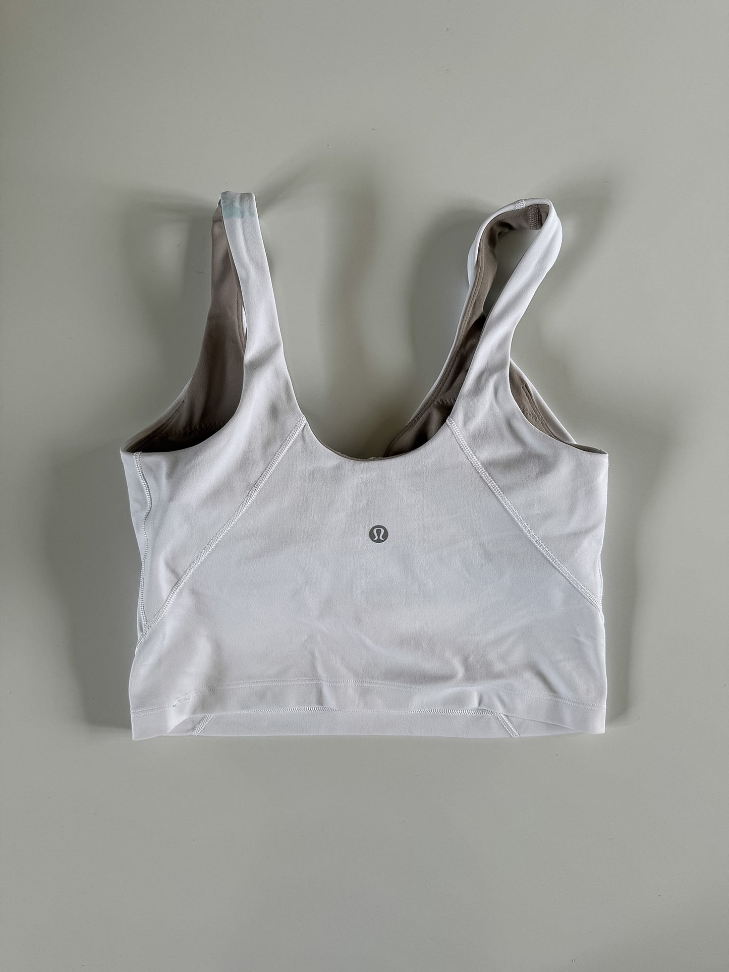 Size 6 White Align Tank *description