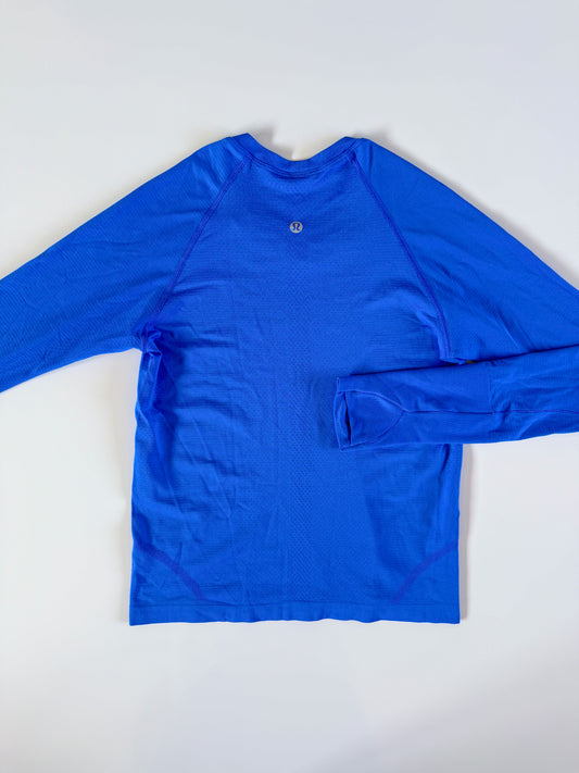 Size 4 RARE Blazer Blue Swiftly Tech Long Sleeve 2.0