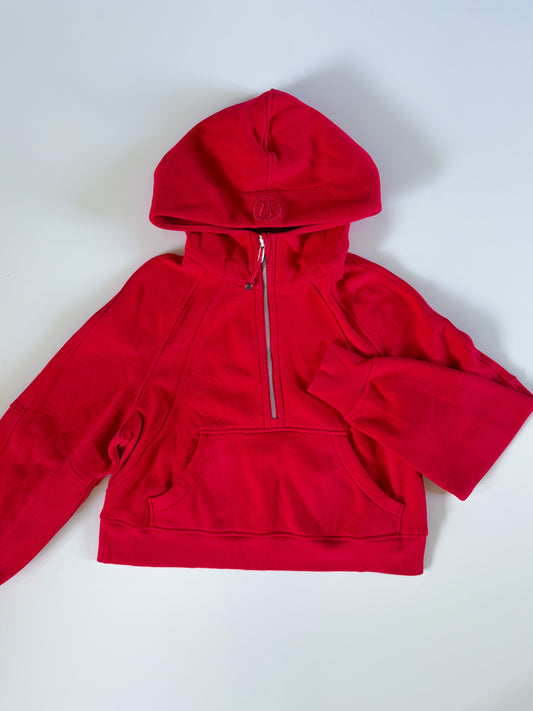 M/L RARE Dark Red Half-Zip Scuba