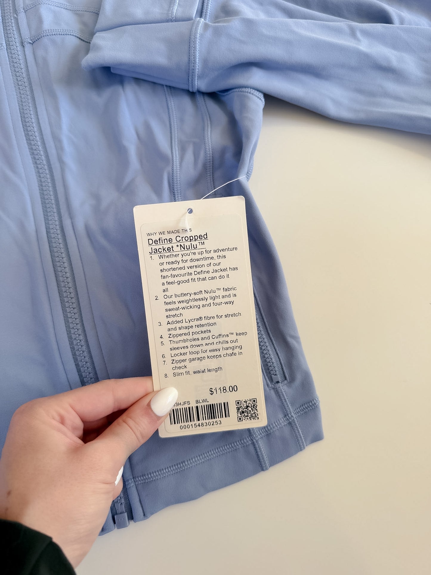 Size 4 NWT Blue Willow Define Jacket Nulu