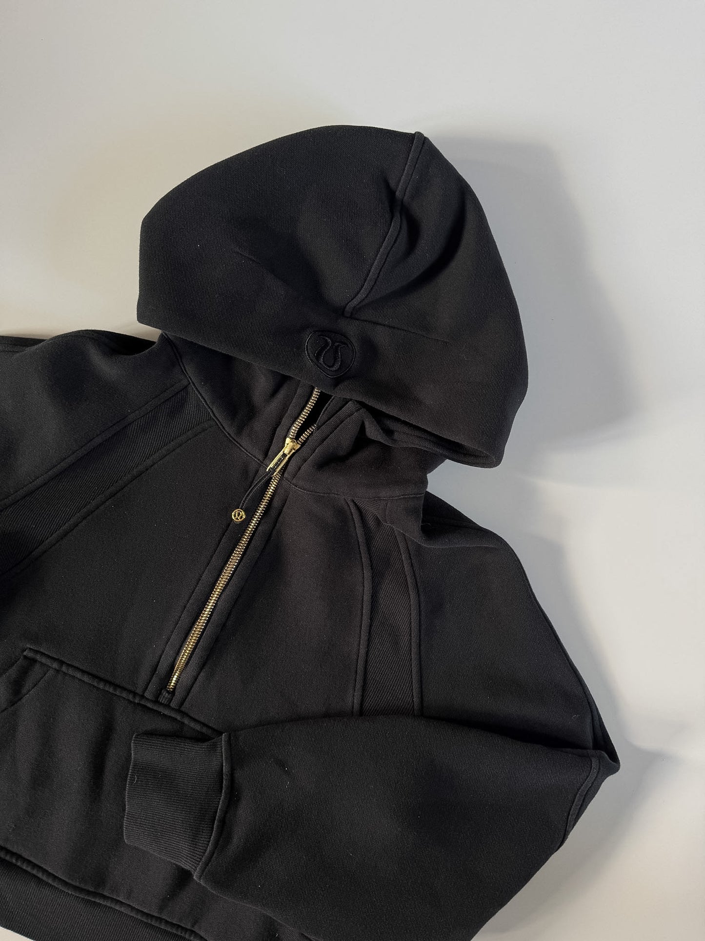 XS/S Black/GOLD Zip Half-Zip Scuba