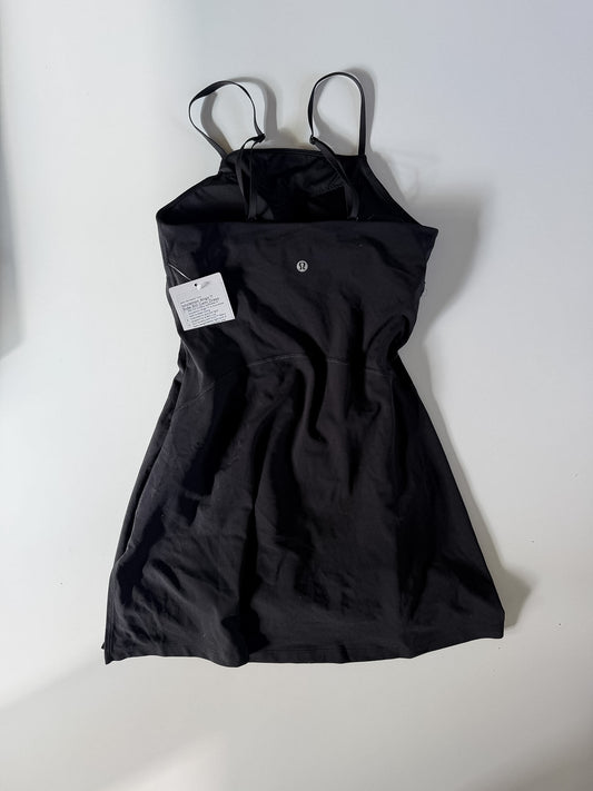 Size 6 NWT Side-Slit Black Cami Dress