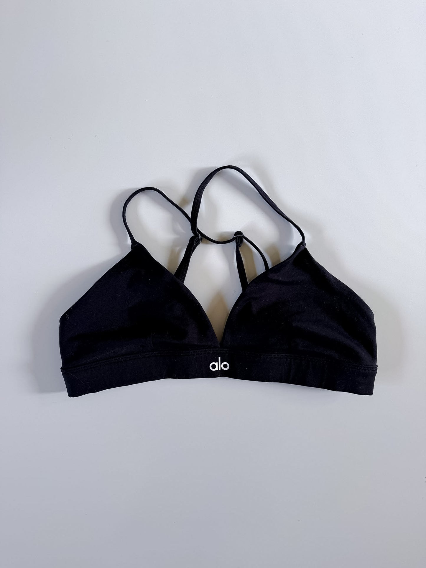 S Alo Black Splendor Bra