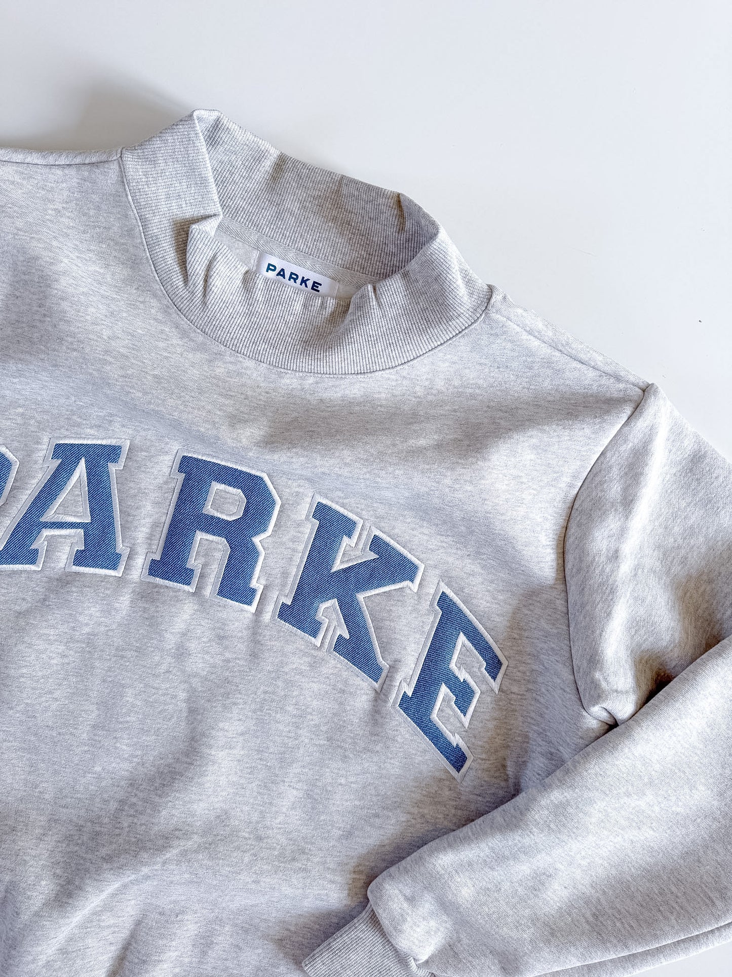 Gray/Denim PARKE Mockneck