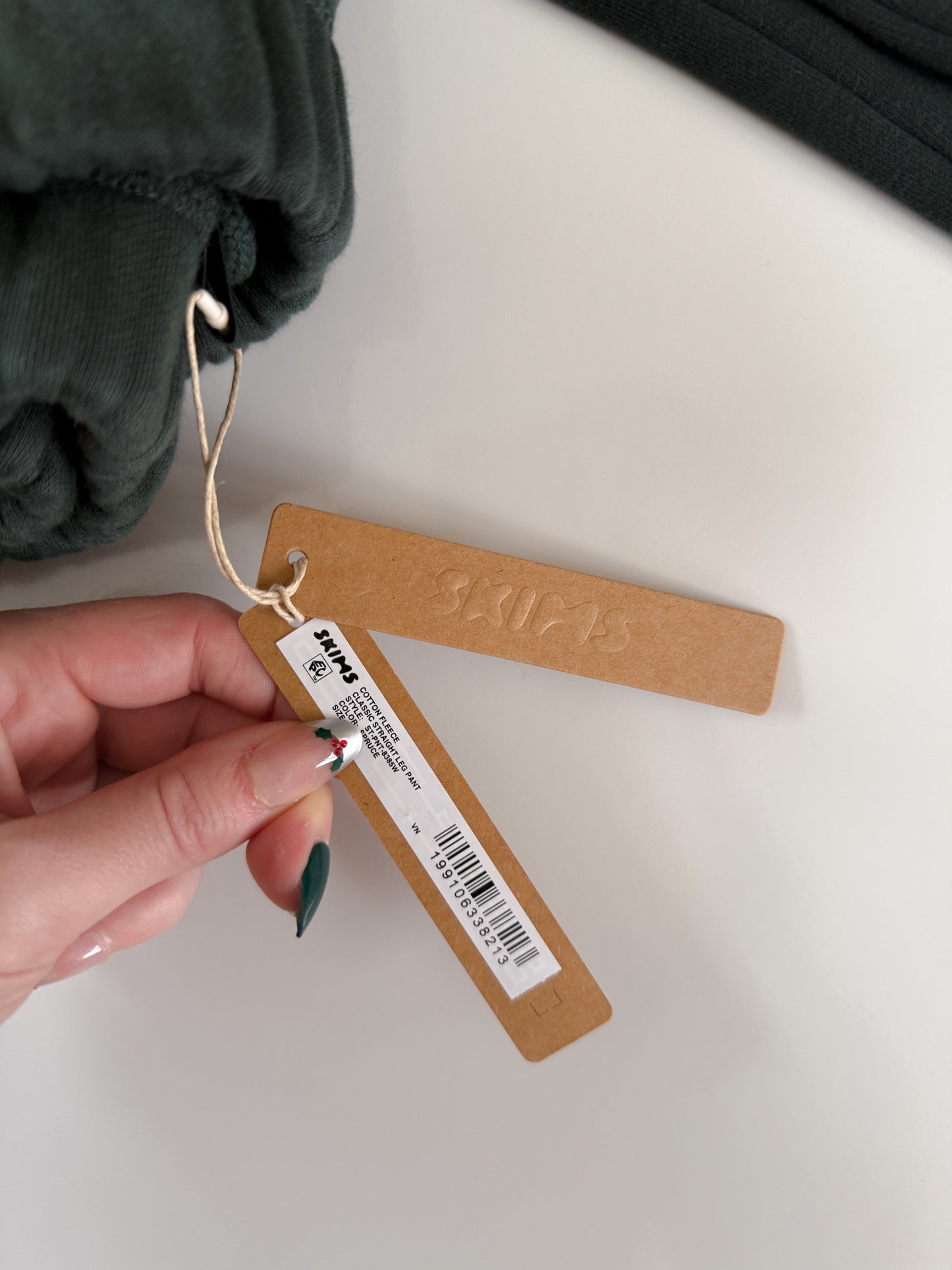 XS,S,L NWT SKlMS Spruce Cotton Fleece Straight Leg Pant