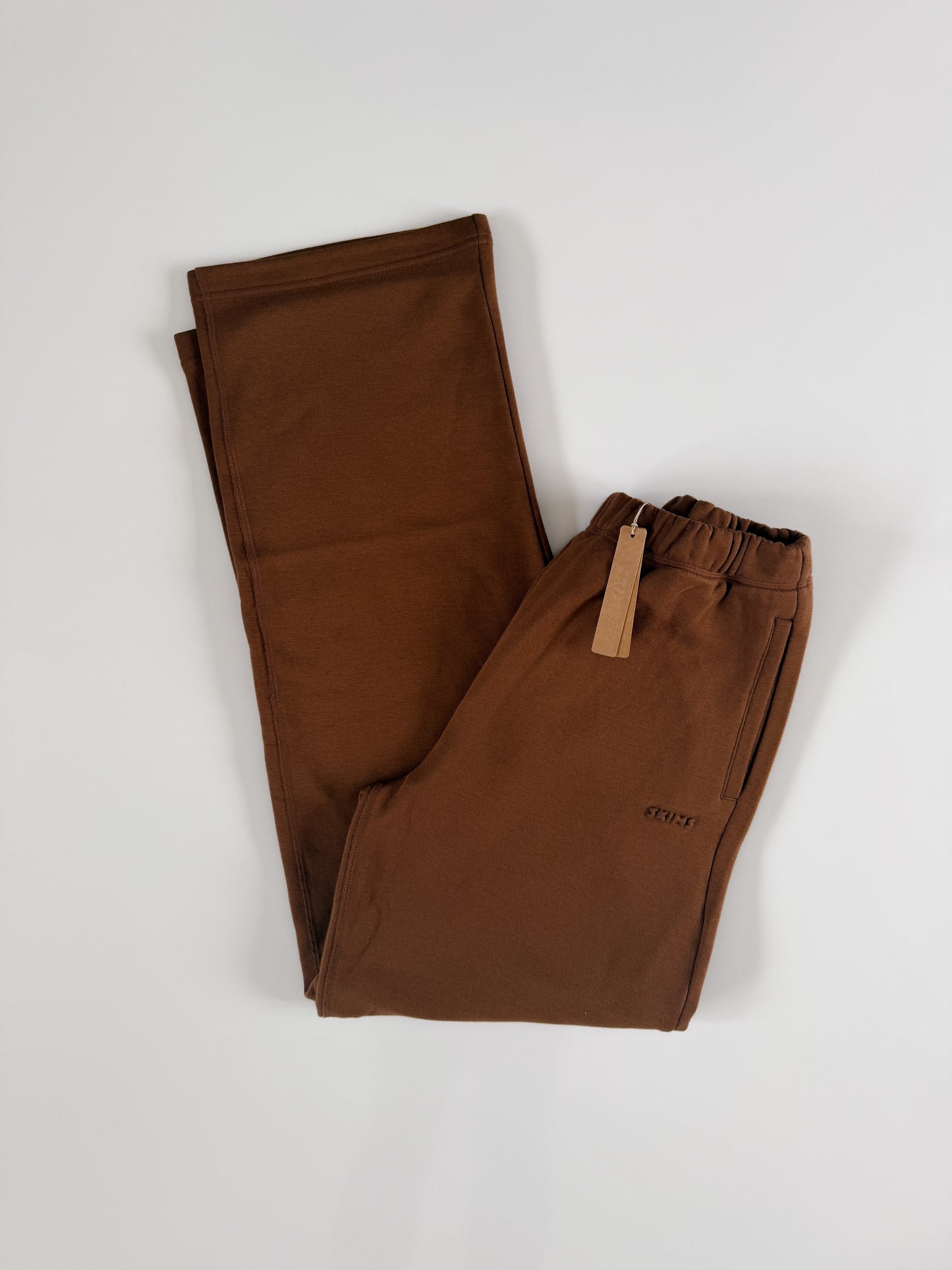 XS,M NWT Bison Cotton Fleece Straight Leg Pant