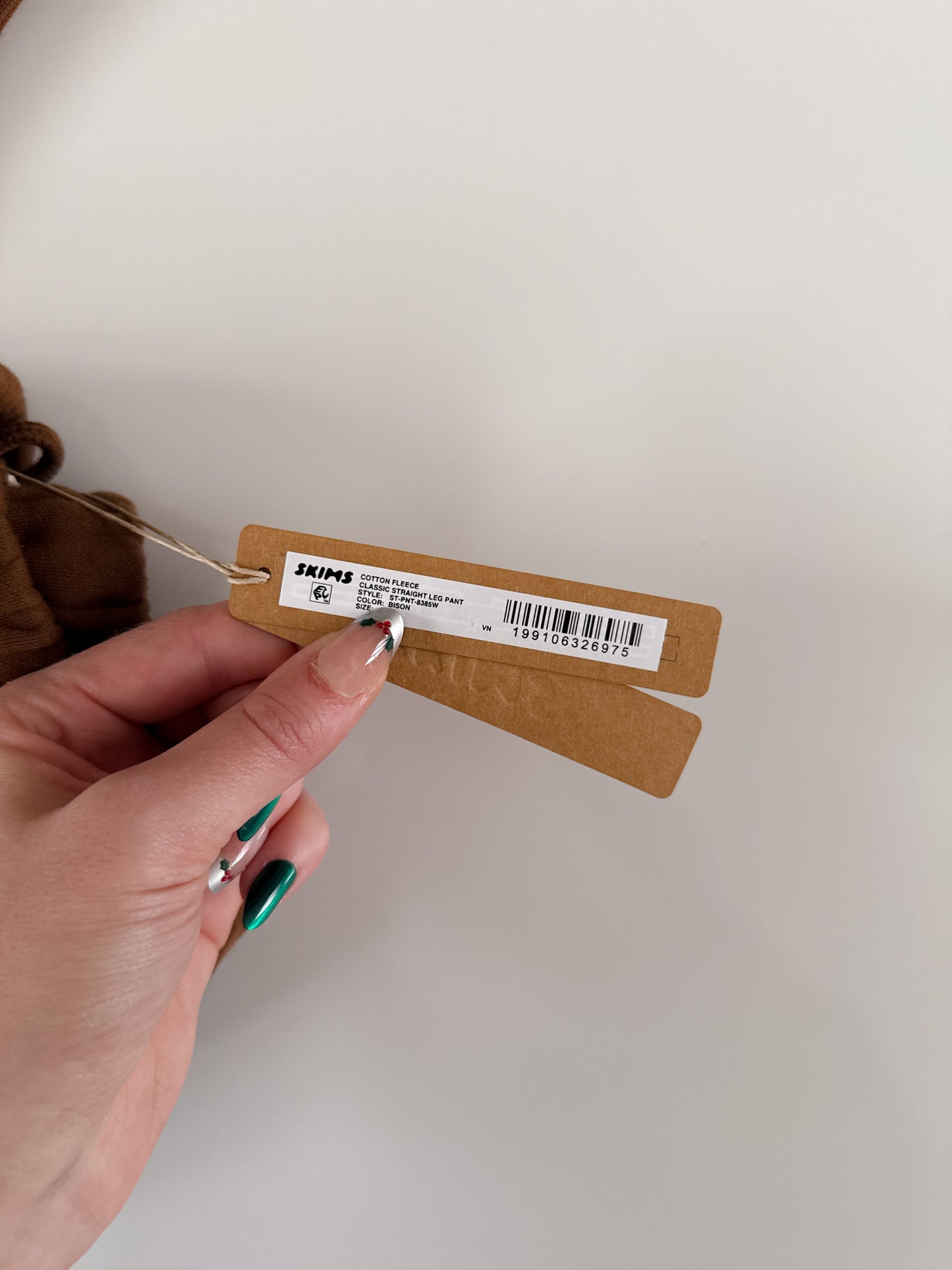 XS,M NWT Bison Cotton Fleece Straight Leg Pant