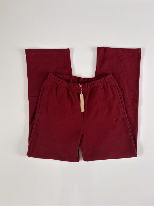 XXS SKlMS NWT Merlot Cotton Fleece Straight Leg Pant