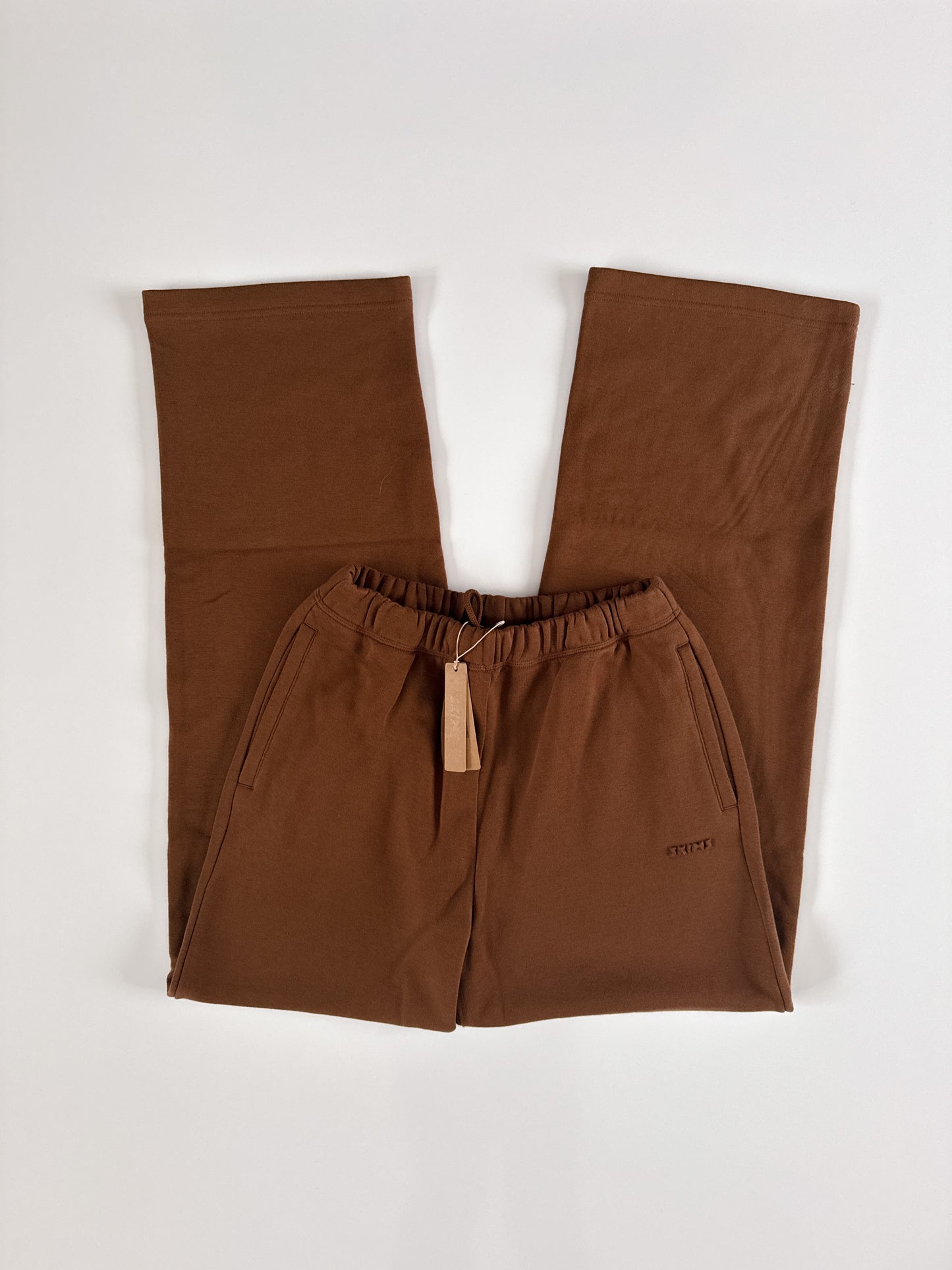 XS,M NWT Bison Cotton Fleece Straight Leg Pant