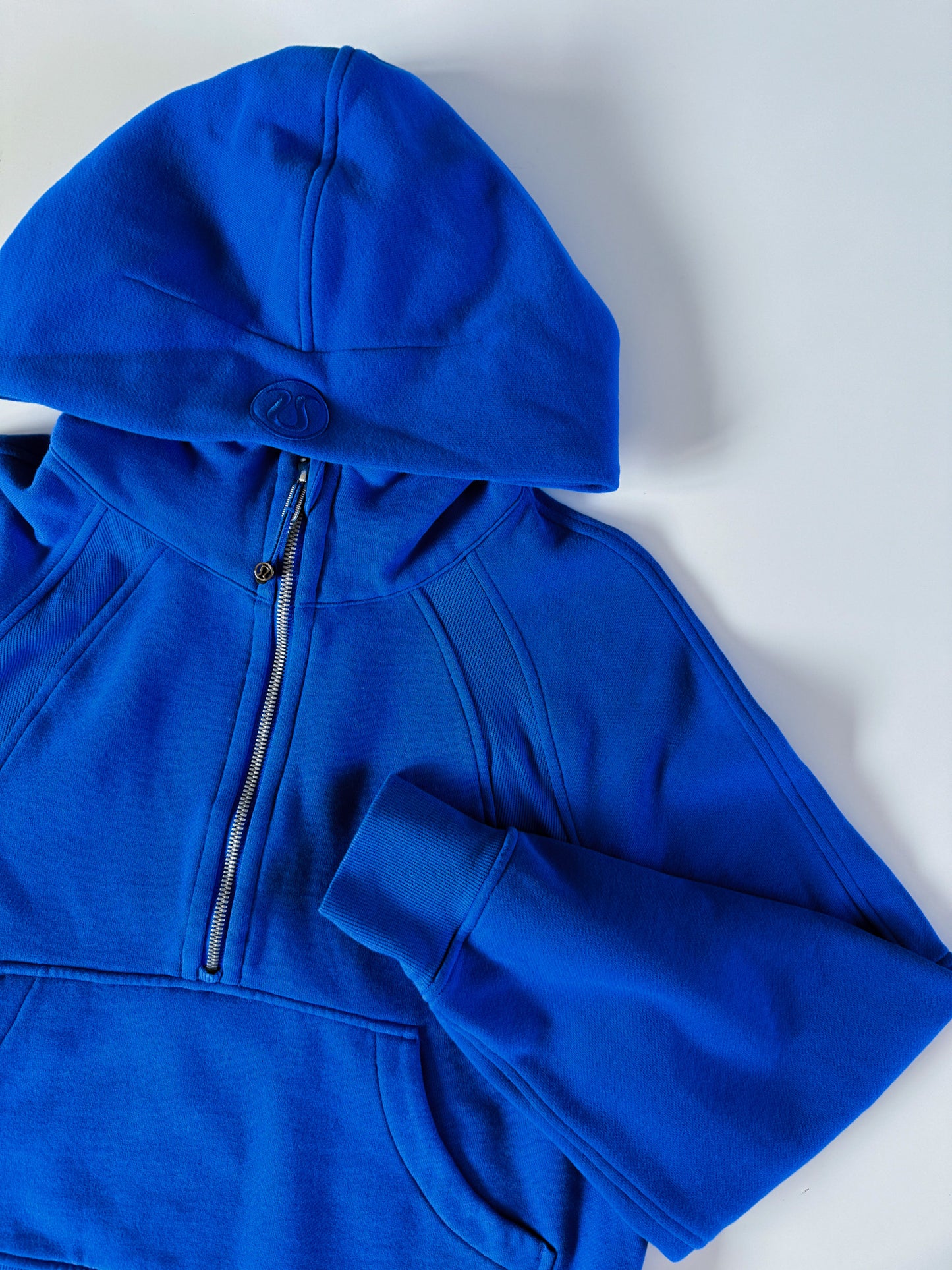 M/L RARE Cerulean Blue Half-Zip Scuba