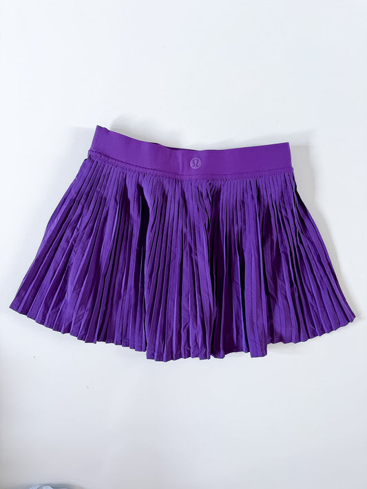 Size 4 RARE Atomic Purple Varsity Pleated Tennis Skirt