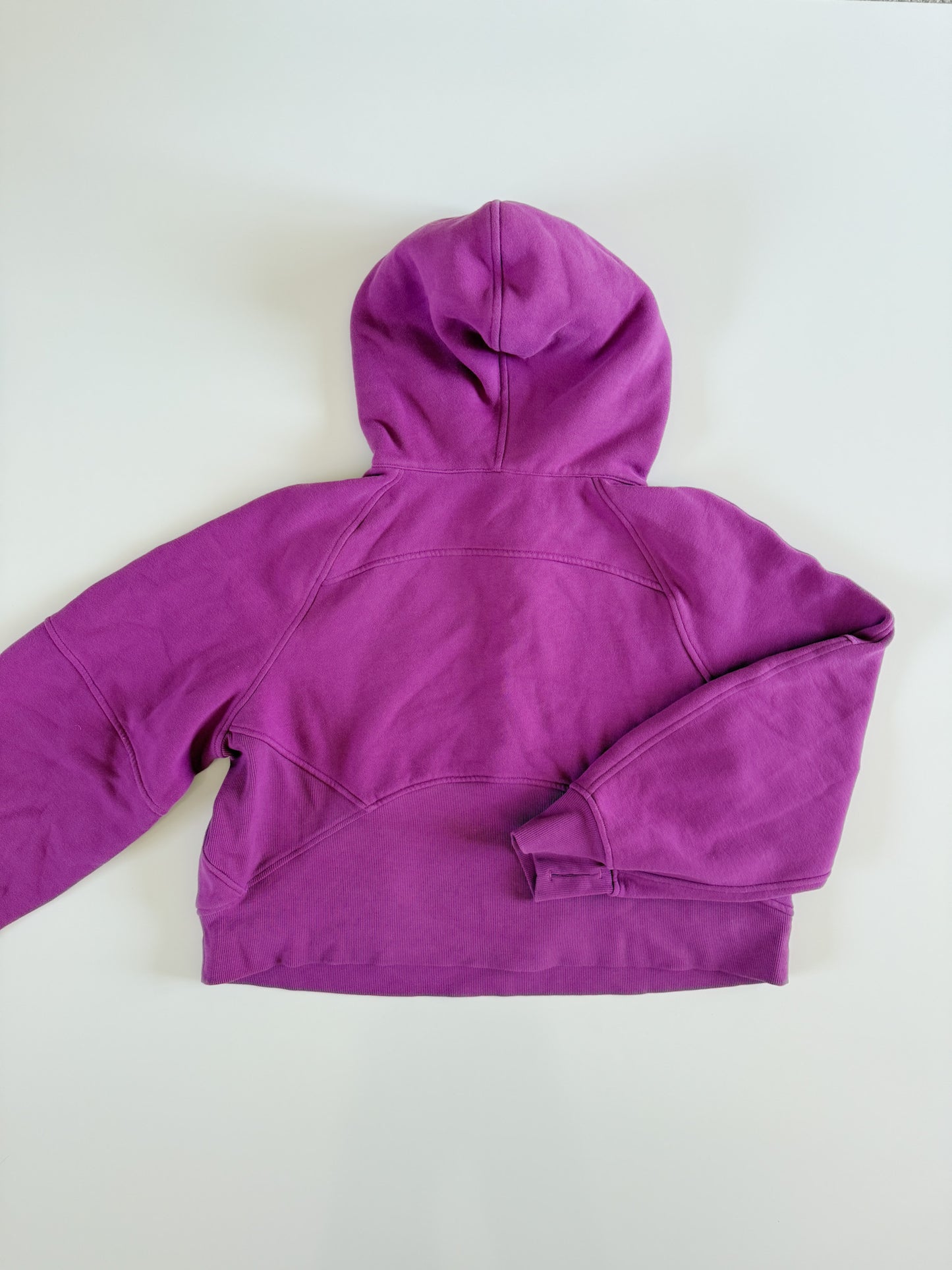 M/L Vivid Plum Half-Zip Scuba