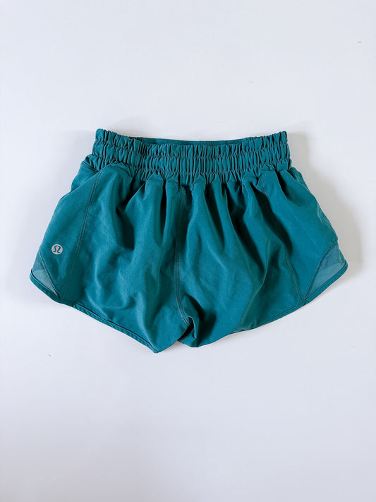 Size 0 RARE Teal Lagoon Hotty Hot 2.5"