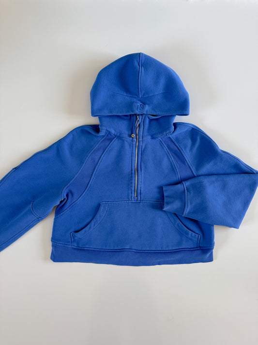 M/L Pipe Dream Blue Half-Zip Scuba