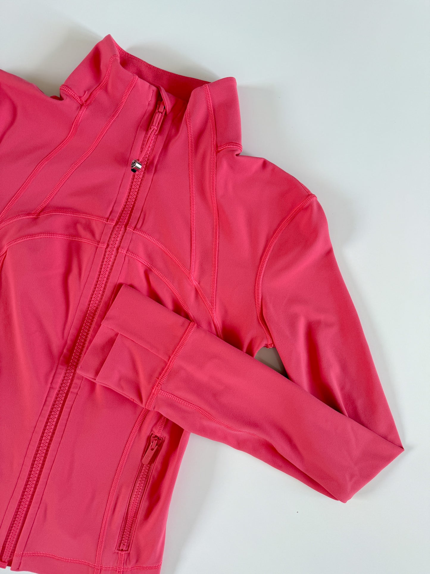 Size 2 Pale Raspberry Cropped Define Jacket