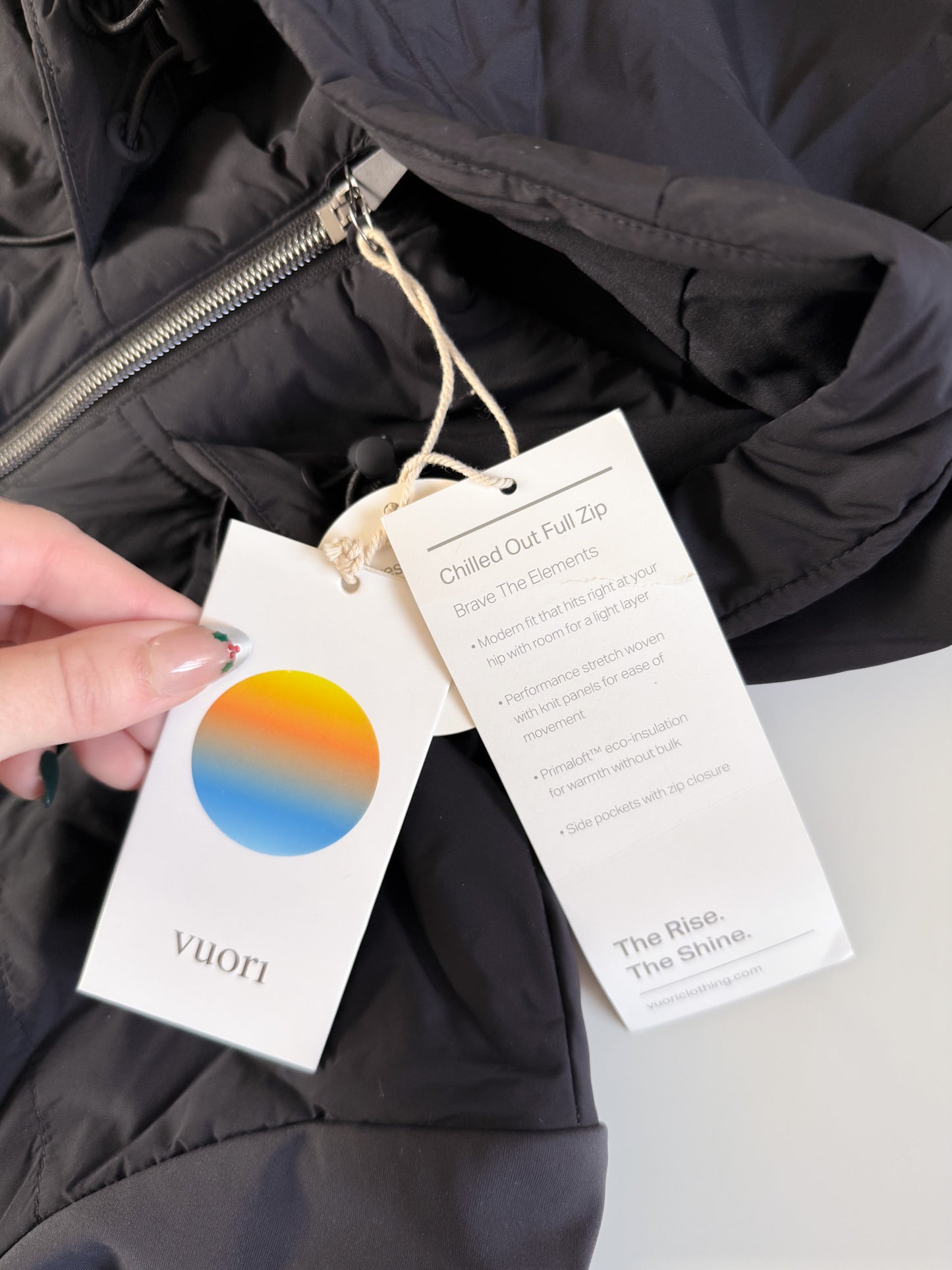 XS Black Vuori Chilled Out Full Zip Jacket