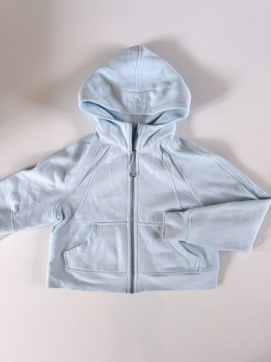 XS/S Powder Blue Full-Zip Scuba *description