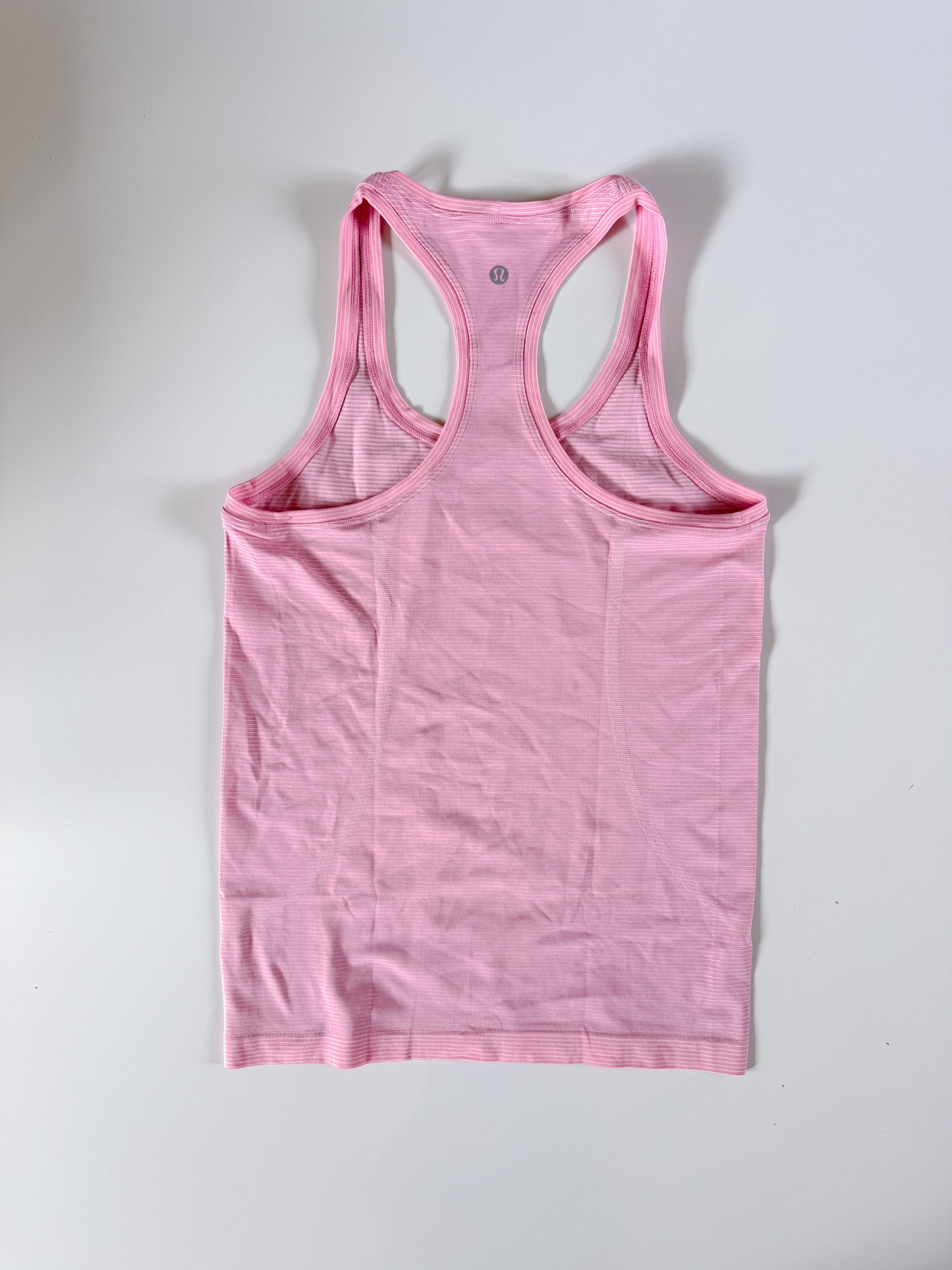 Size 6 RARE Pink Striped Swiftly Tech Tank 2.0