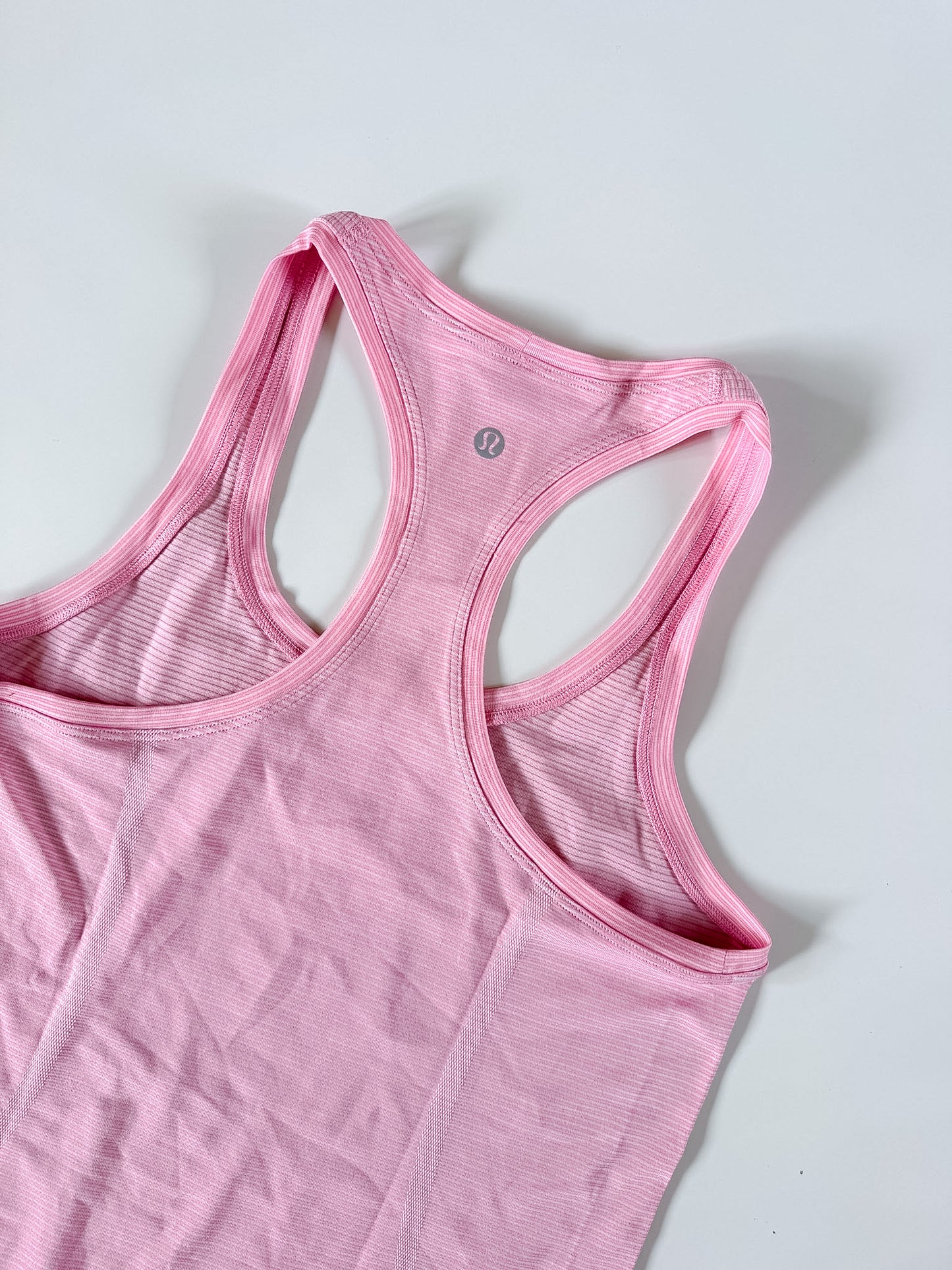 Size 6 RARE Pink Striped Swiftly Tech Tank 2.0