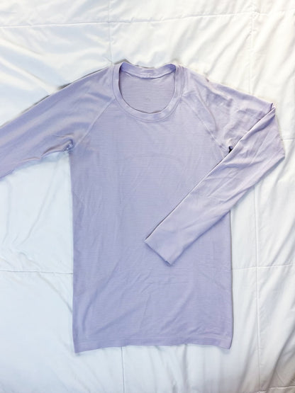 Size 8 RARE Lavender Dew Swiftly Tech Long Sleeve 2.0