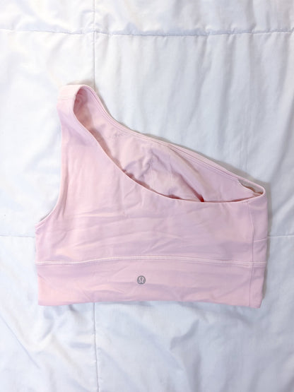 Size 10 Meadowsweet Pink Align Asymmetrical Bra