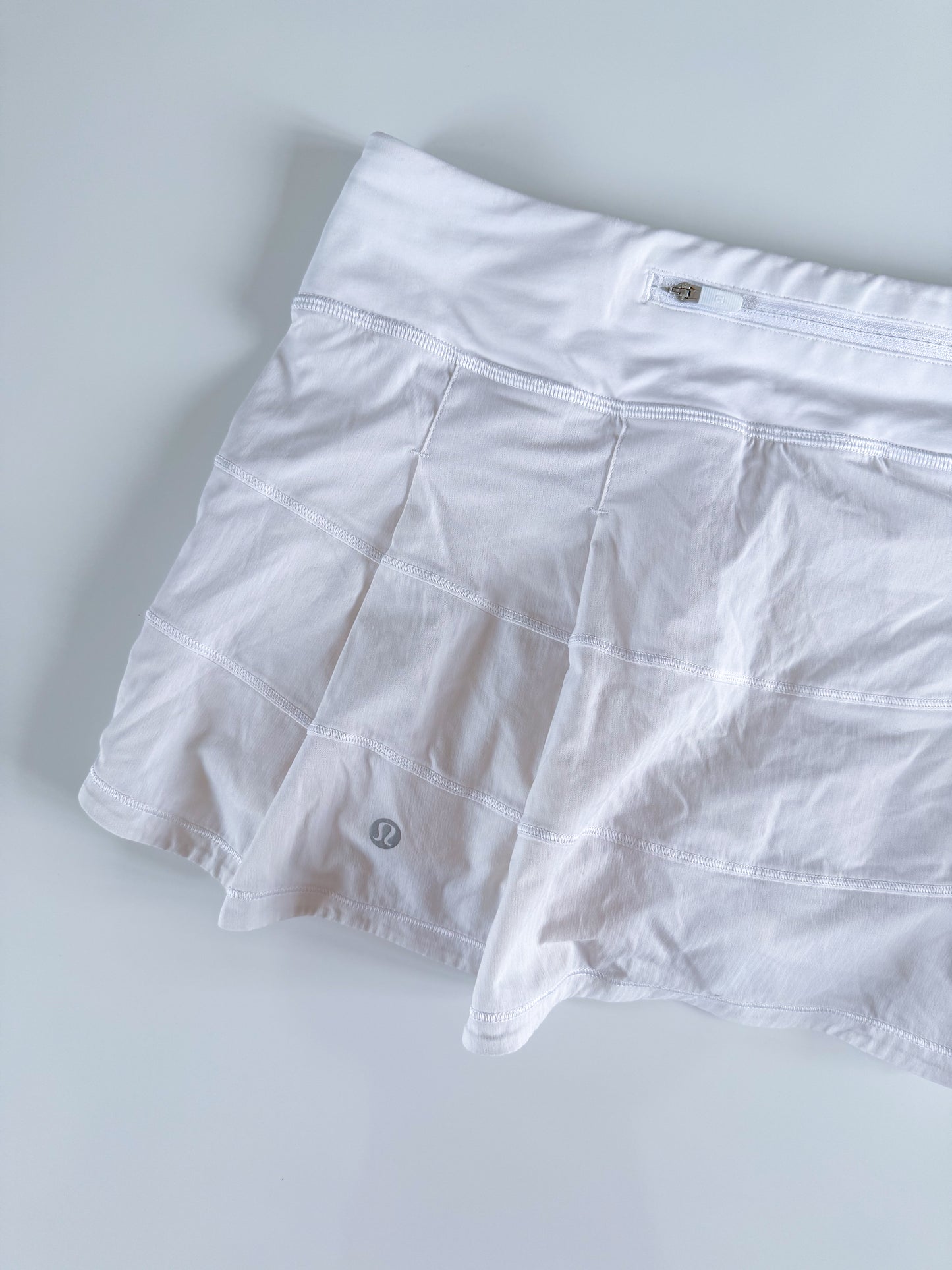 Size 4 White Pace Rival Skirt 15"