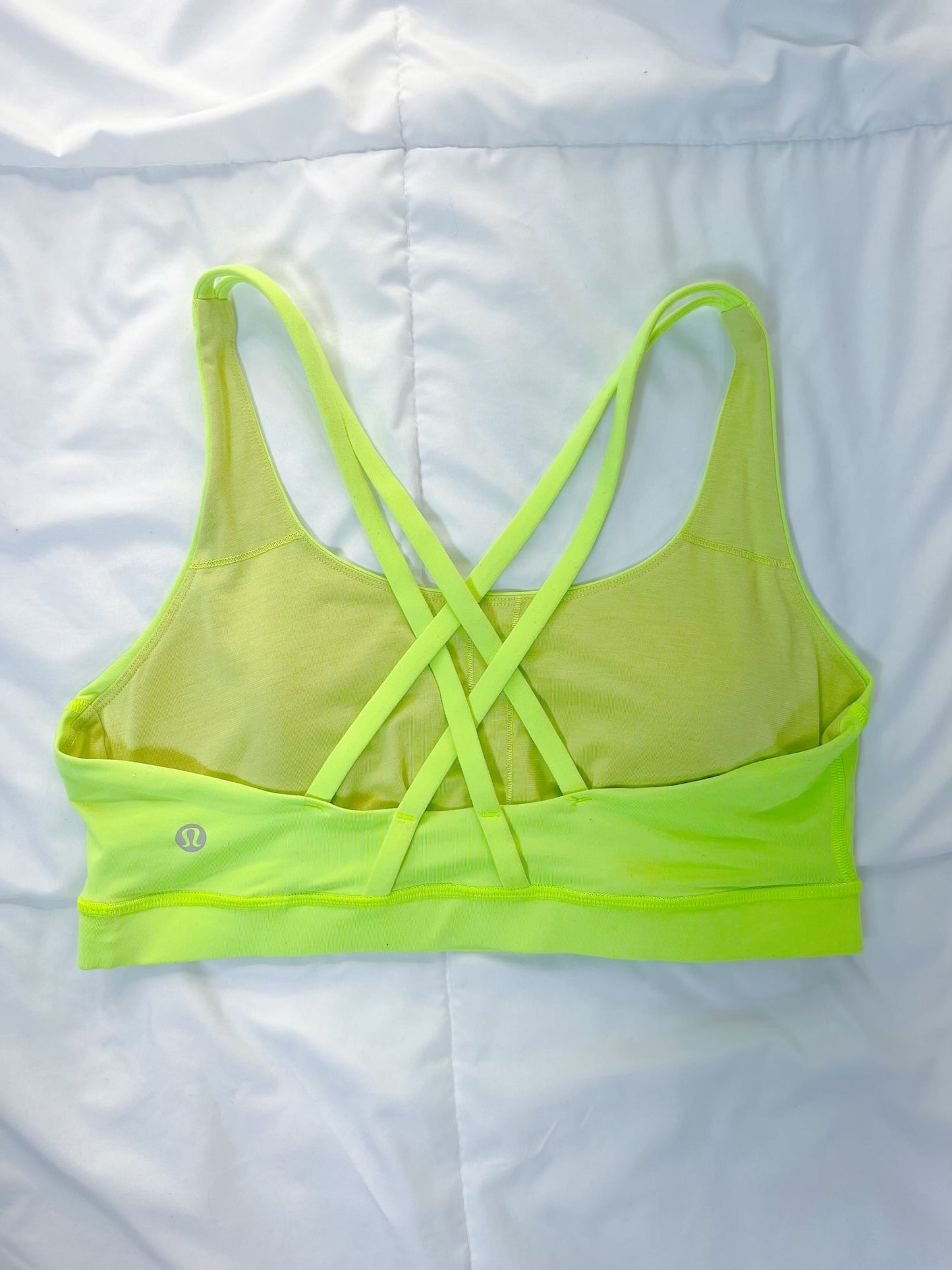 Size 10 Highlight Yellow Energy Bra flaw