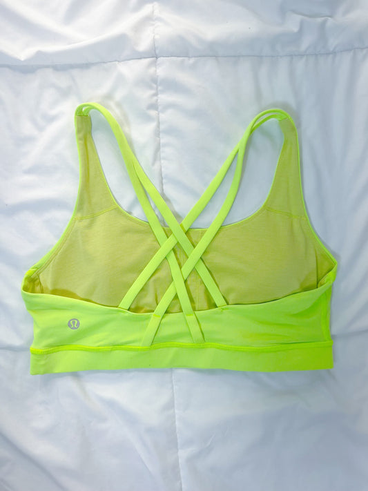 Size 10 Highlight Yellow Energy Bra flaw