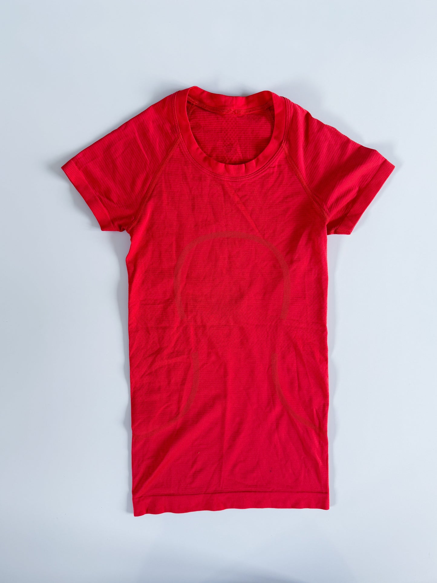 Size 2,4,6 RARE Carnation Red Swiftly Tech Short Sleeve 2.0