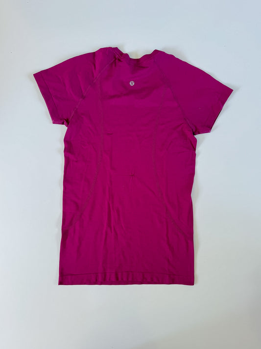 Size 6 Maroon Purple Swiftly Tech Short Sleeve 2.0 description
