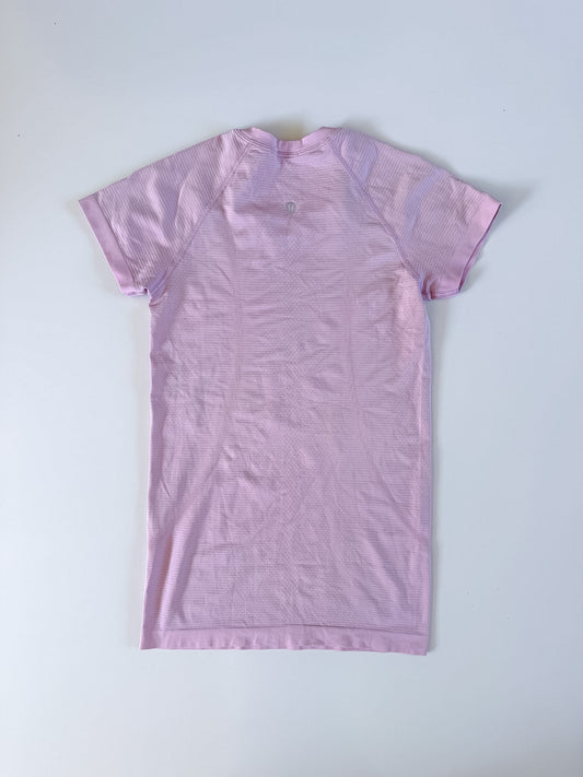 Size 4 Pink Swiftly Tech Short Sleeve 2.0