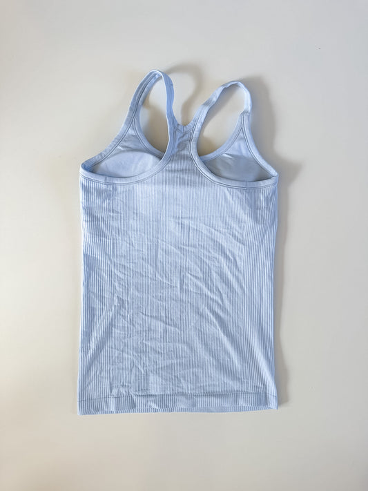 Size 8 Blue Linen Ebb To Street Tank
