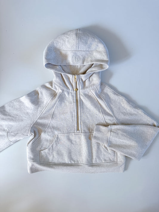 XS/S Gray/Gold Half-Zip Scuba