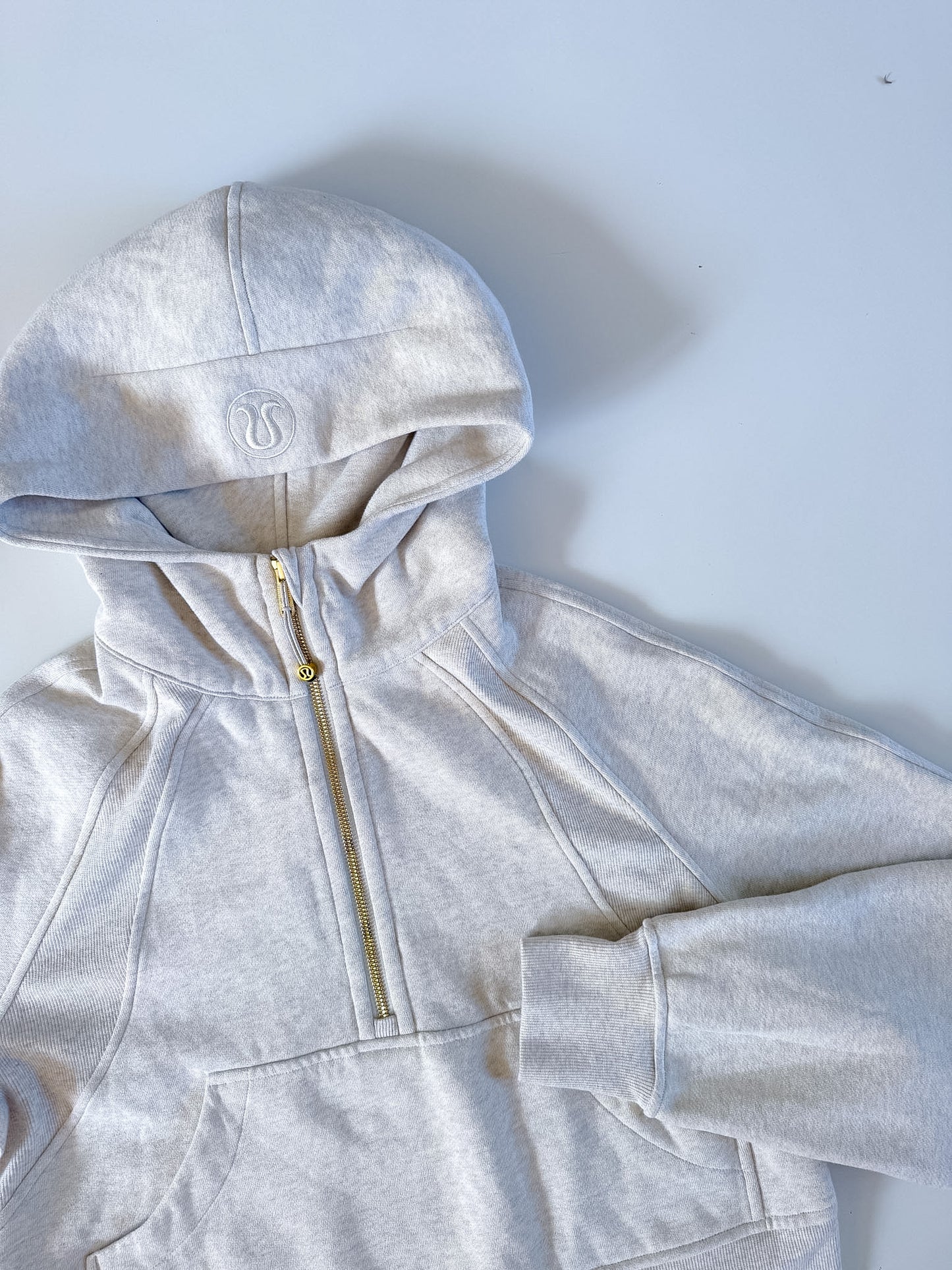 XS/S Gray/Gold Half-Zip Scuba
