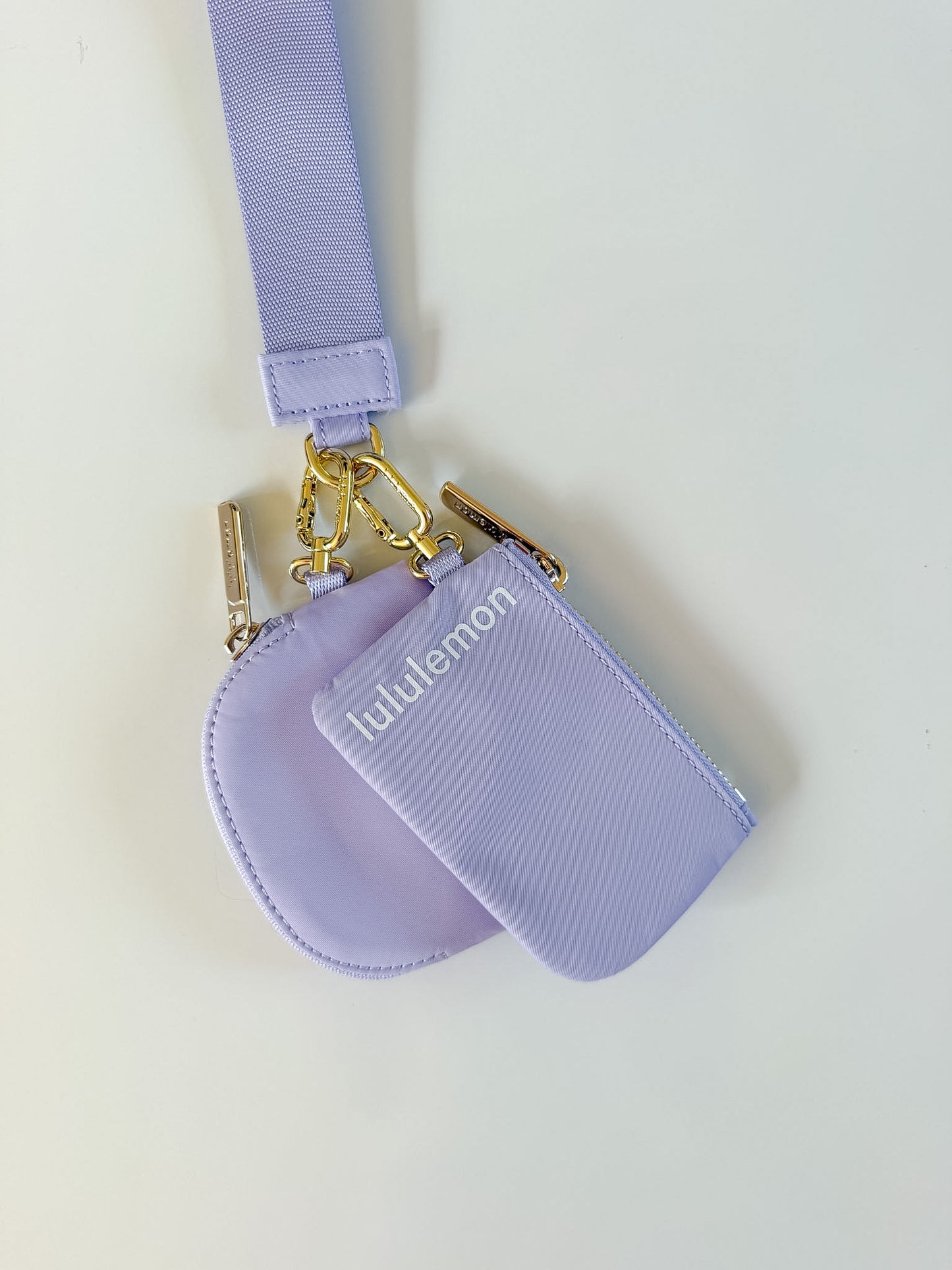 Light Purple Dual Pouch Wristlet