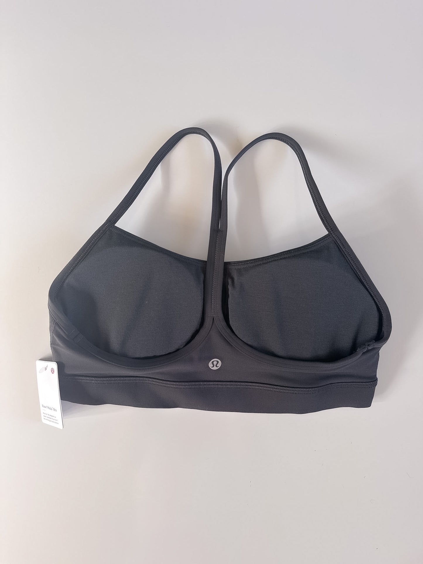 Size 8 NWT Graphite Grey Flow Y Bra