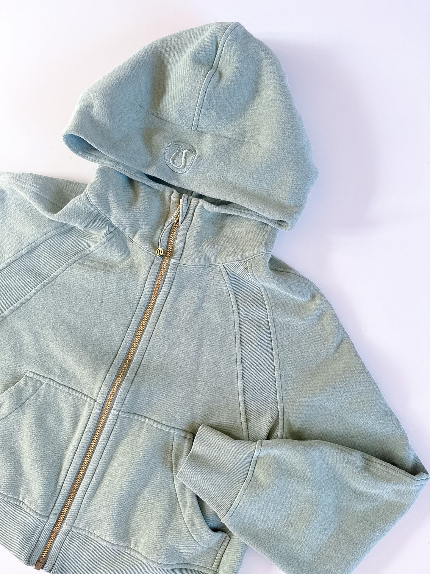 XS/S Sage/Gold Full-Zip Scuba