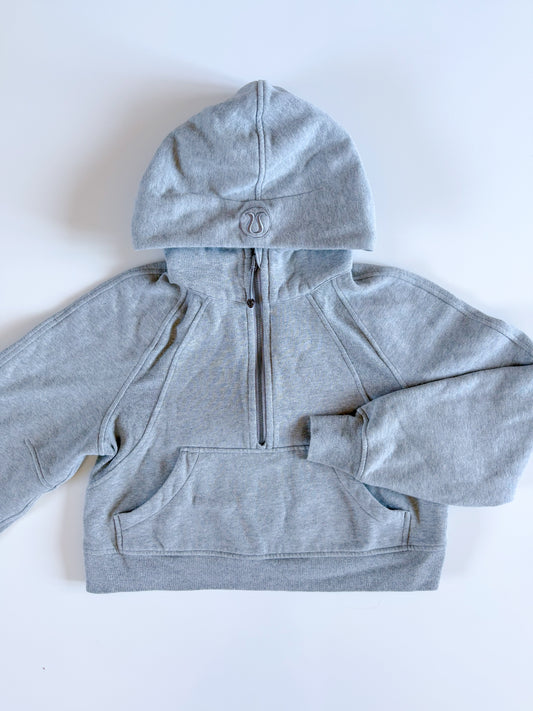 XS/S , XL/XXL Gray Half-Zip Scuba