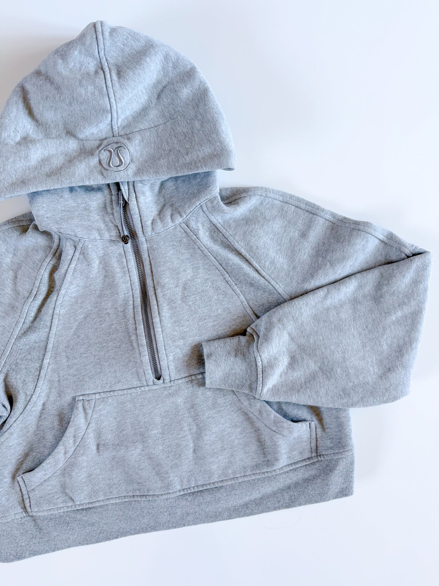 XS/S , XL/XXL Gray Half-Zip Scuba