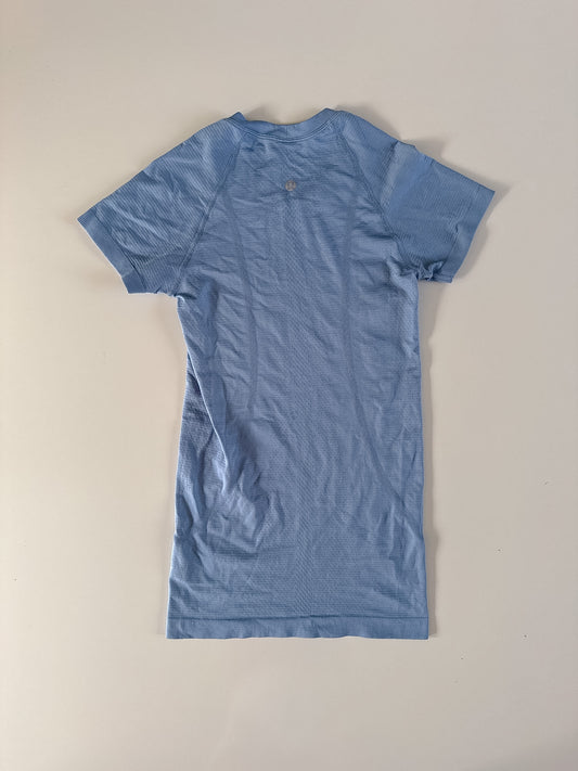 Size 2 Blue Swiftly Tech Short Sleeve 2.0