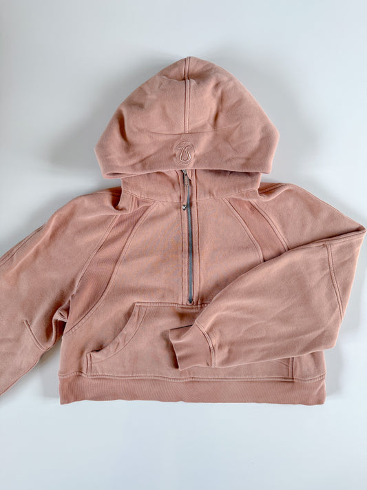 M/L Pink Clay Half-Zip Scuba