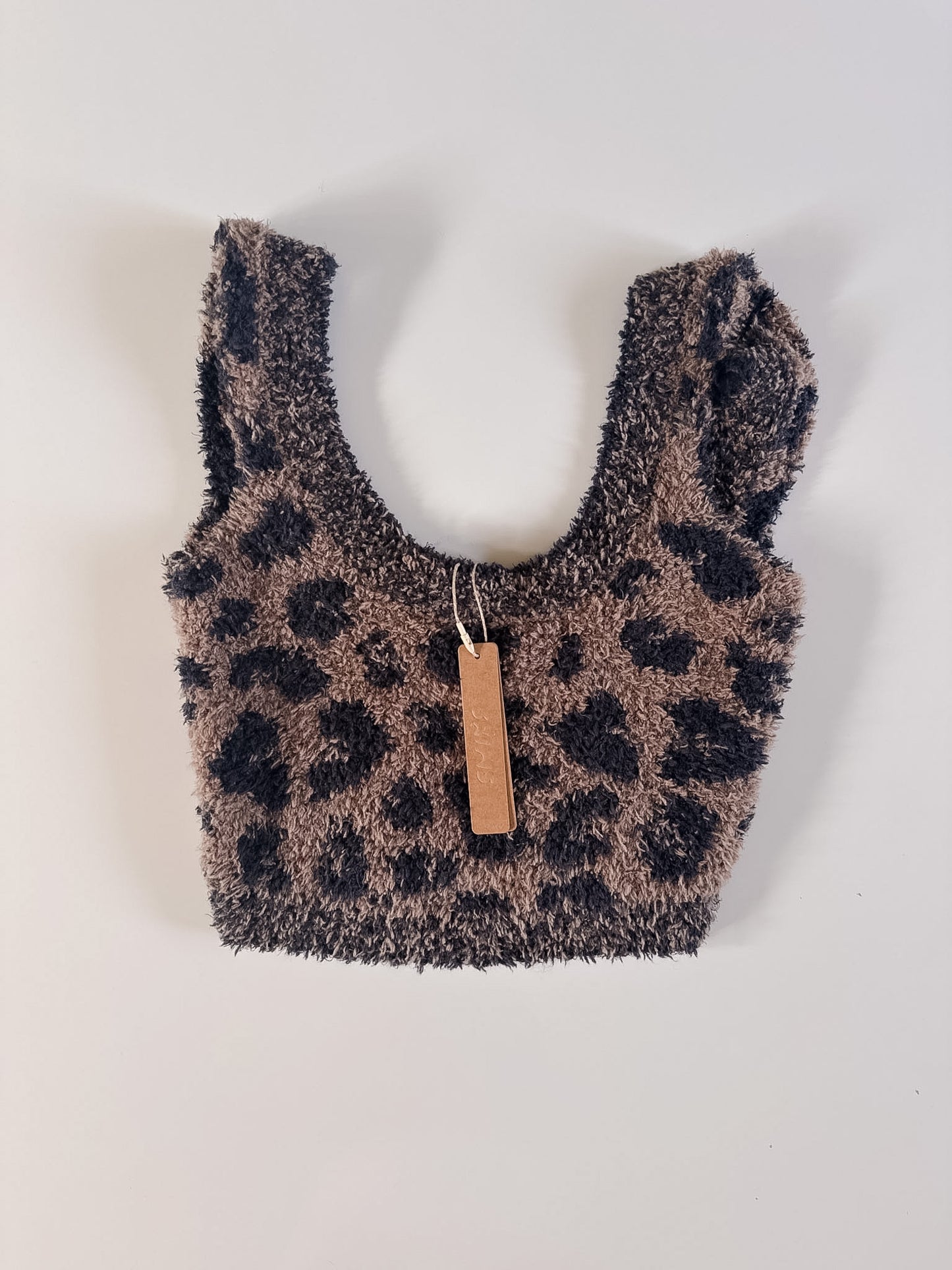 S/M NWT Leopard Cozy Bralette