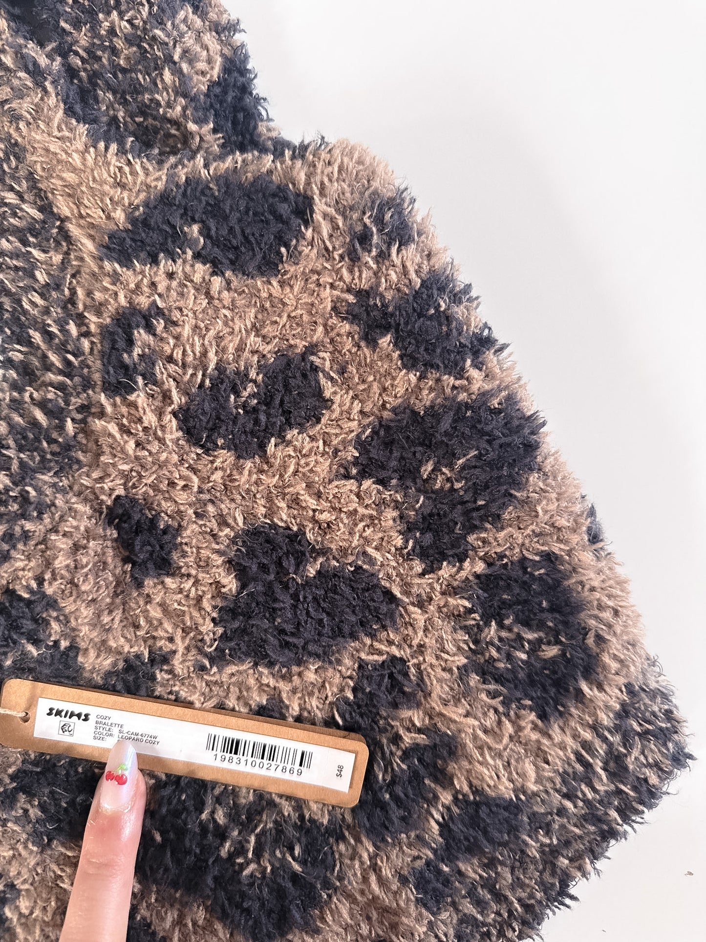 S/M NWT Leopard Cozy Bralette