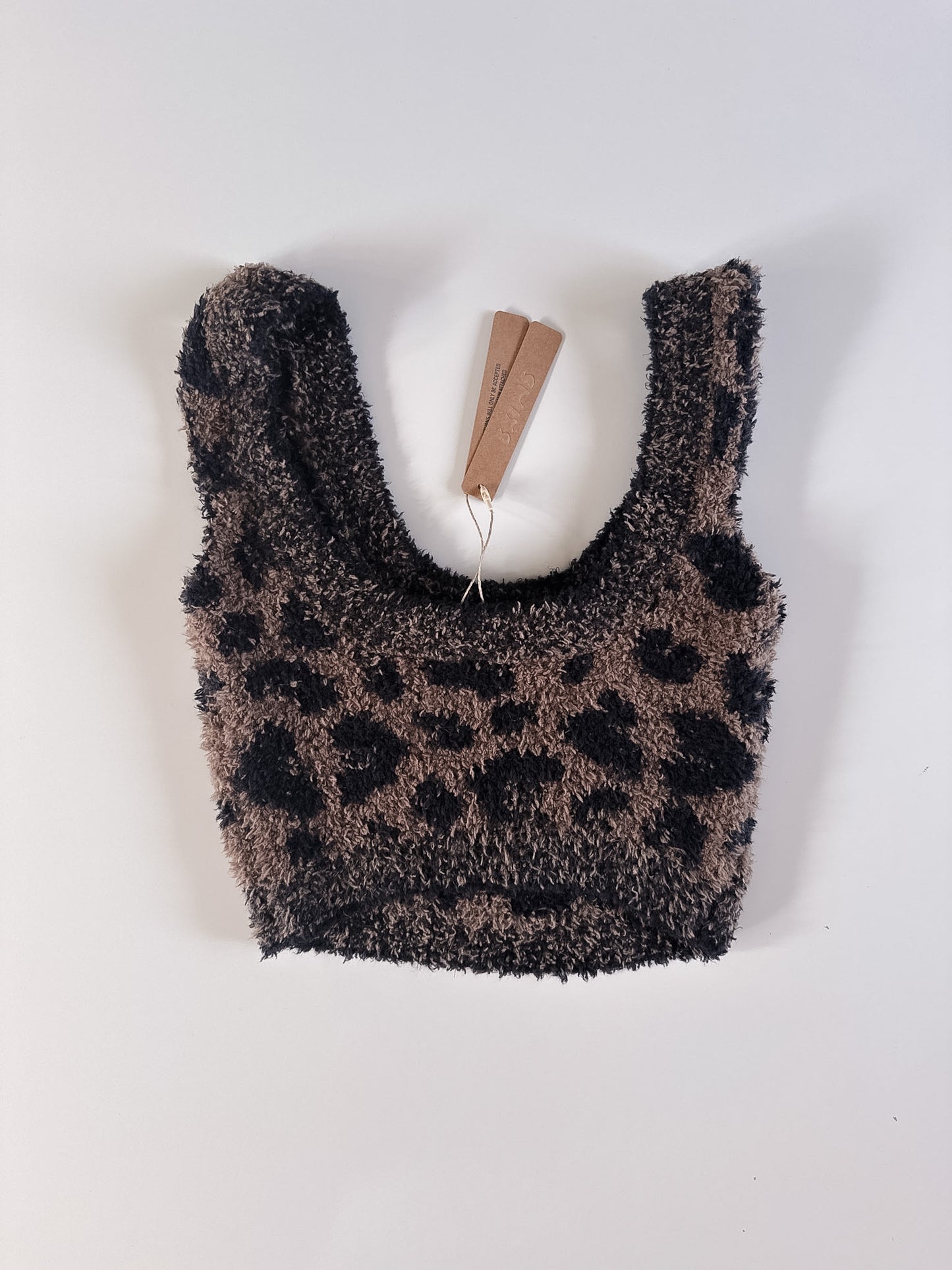 S/M NWT Leopard Cozy Bralette