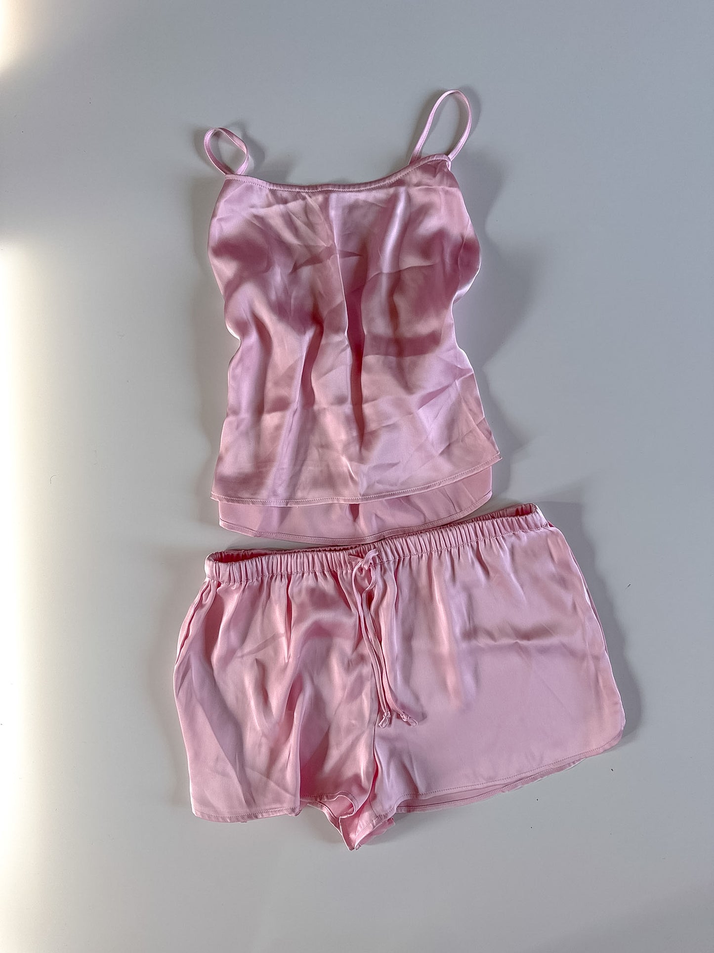 Small NWT RARE Baby Pink Hotel Cami Sleep SET