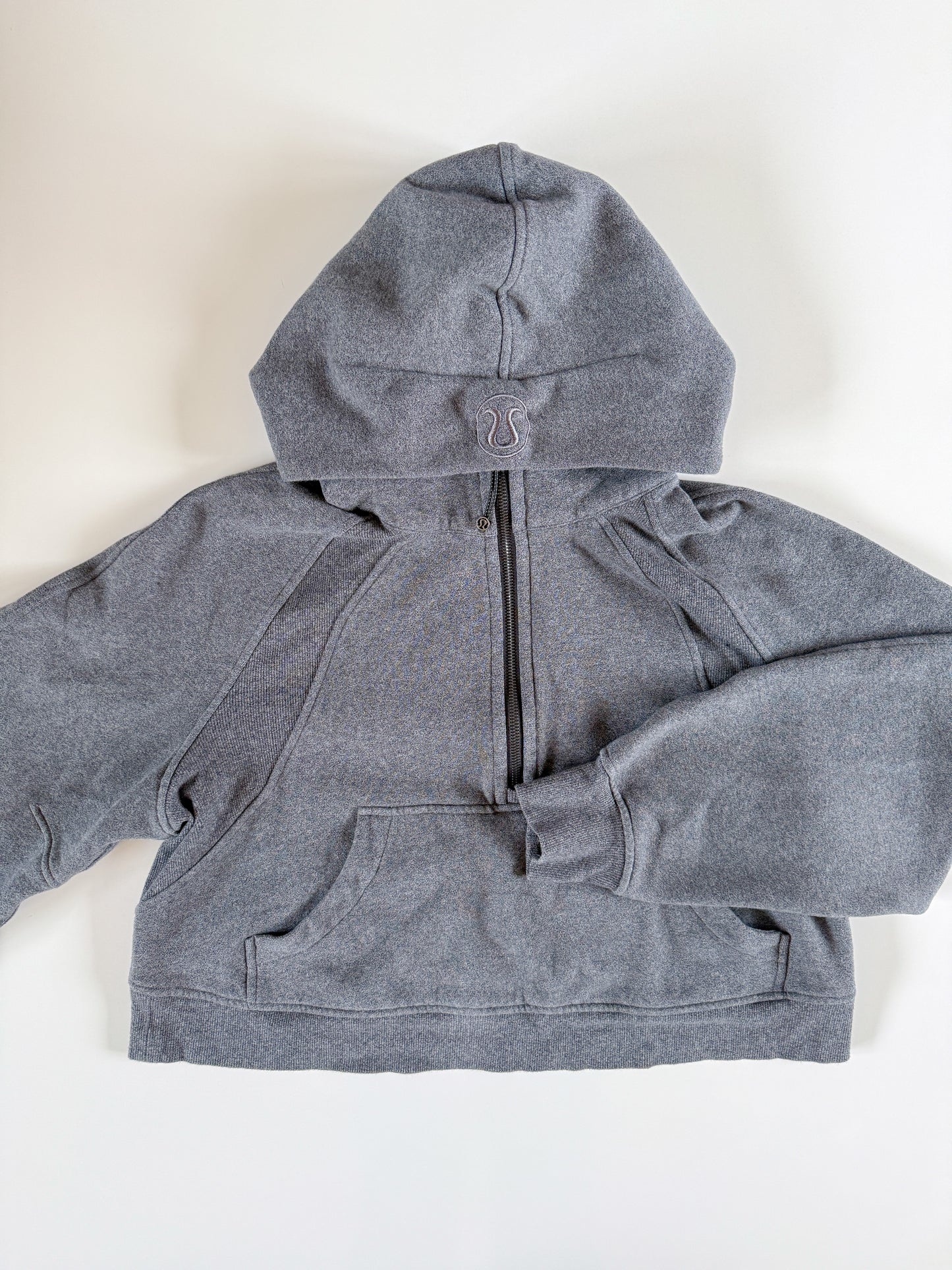 M/L Dark Gray Half-Zip Scuba