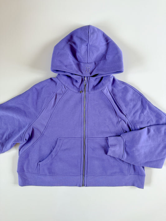 XL/XXL RARE Dark Lavender Full-Zip Scuba